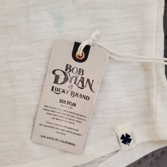 Lucky Brand Kids Girls Bob Dylan T-Shirt Size Large - Picture 5 of 6